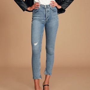 AGOLDE Nico High Rise Slim Leg Jeans 27